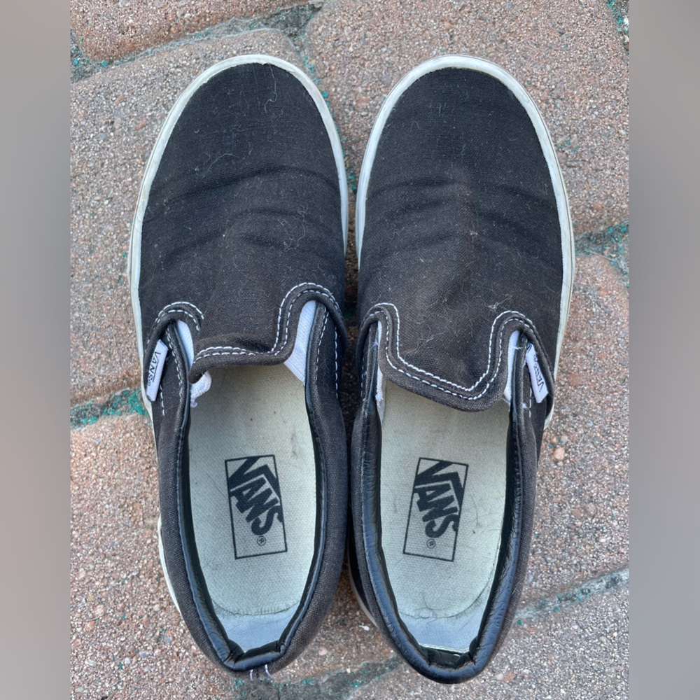 Vans Kid’s Black Slip-On Shoes